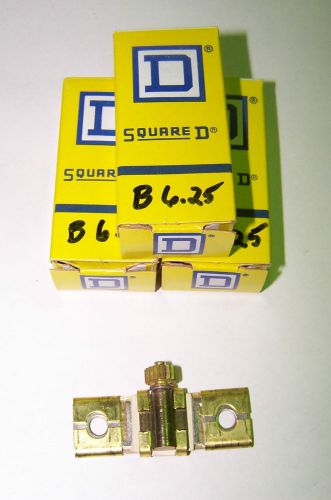 (3) square d b 6.25  overload relay thermal units heaters for sale