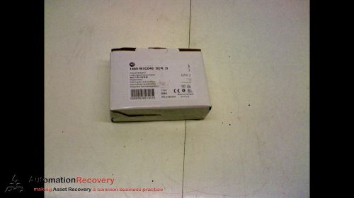 Allen bradley 1489-m1c040 -pack of 2- series d circuit breaker, new for sale