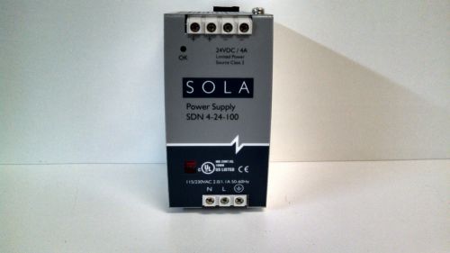 Guaranteed! egs sola power supply sdn-4-24-100 sdn 4-24-100 90 day warranty for sale