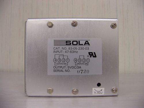SOLA 5V D/C Power Supply
