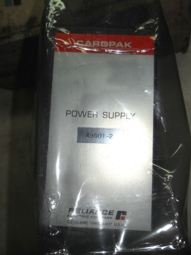 (x9-10) 1 nib reliance electric 0-49001-2 cardpak power supply for sale