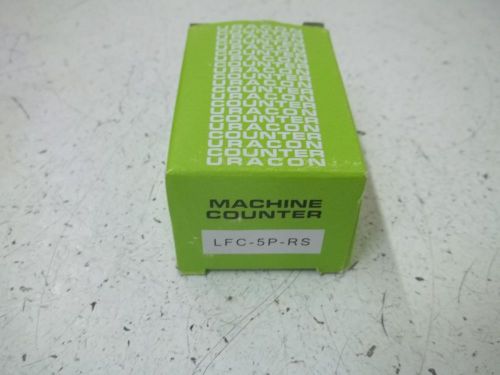 URACON LFC-5P-RS MACHINE COUNTER *NEW IN A BOX*