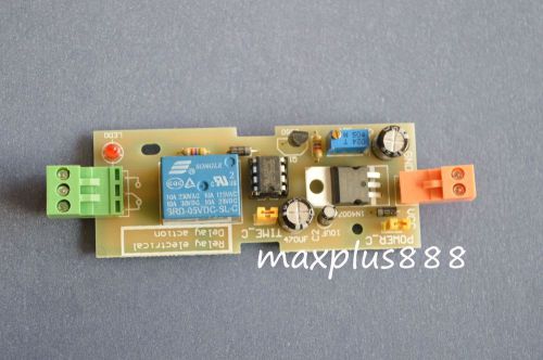 1pcs ne555 timer delay switch 1-300 second 5-12v dc input time over reset for sale