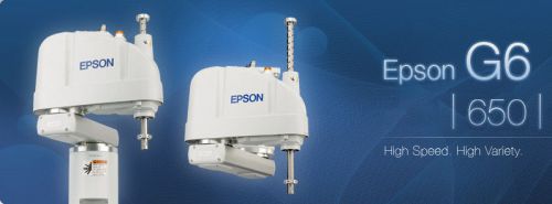 Epson G6 SCARA Robot &amp; RC180 Controller Brand New 650mm length 4 Axis