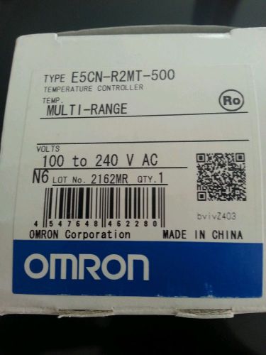 Omron temperature controller E5CN-R2MT-500 100 to 240 V AC New