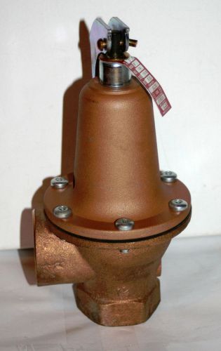 1-1/4&#034;  safety relief valve  30 lb. set  watts regulator 174a model m1 for sale