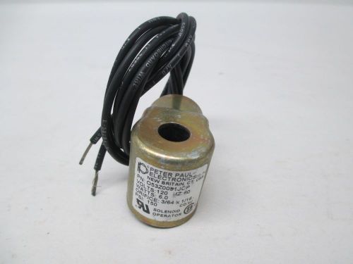 New peter paul o53z0091jcp coil 120v ac solenoid valve replacement part d280791 for sale