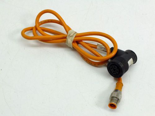 Lumberg automation 1.0m  m12 / 7/8&#034; round-plug cordset str-ang for sale