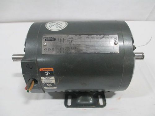 LINCOLN TV4905D2 TYPE KM ODP AC 3/4HP 230V 460V 1740RPM 56 3PH MOTOR D210669