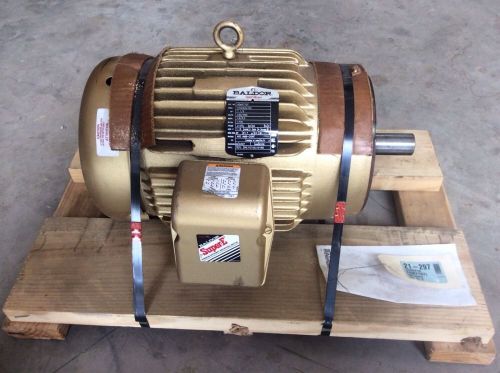 BALDOR 208-230/460V ELECTRIC AC MOTOR, 7-1/2HP, 3PH,213TC FR, 1770 RPM, VEM377OT