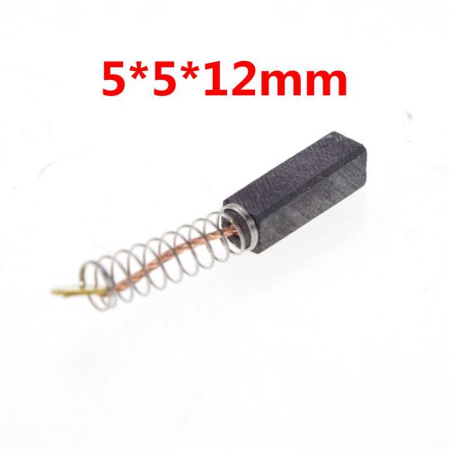 Qty.4 Carbon Brushes 5mm x 5mm x 12mm  for Generic Electric Motor