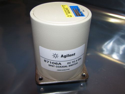 HP/Agilent 87106A SP6T Multiport Coaxial Switch, DC to 4 GHz