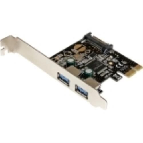 StarTech.com 2 Port PCI Express USB 3.0 Controller Card w SATA Power PEXUSB3S23