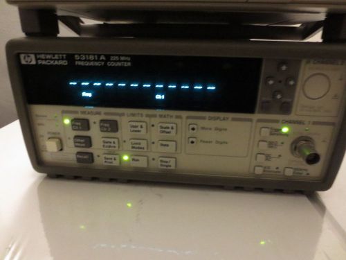 HP AGILENT 53181A  225 MHZ FREQUENCY COUNTER