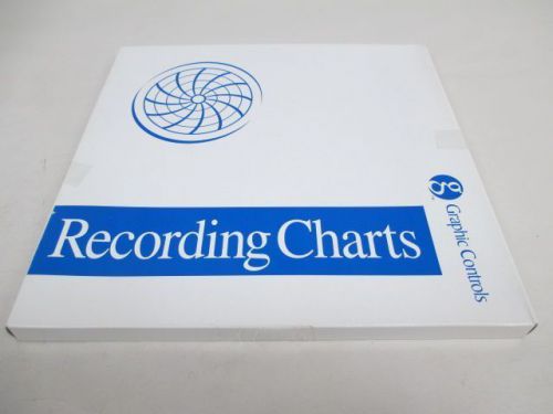 New graphic controls 32005760 circular chart recorder paper 100/box d217820 for sale