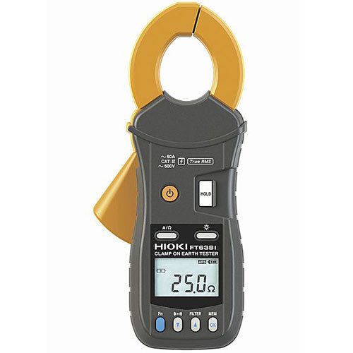 Hioki ft6381 60a clamp-on earth resistance tester w/bluetooth wireless for sale