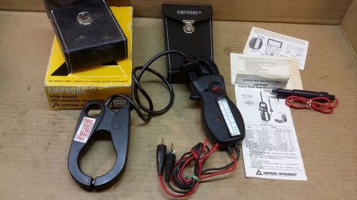 Amprobe Model RS-3 Rotary Scale Volt/Amp Meter &amp; Deca-Tran Clamp On  Model A-50