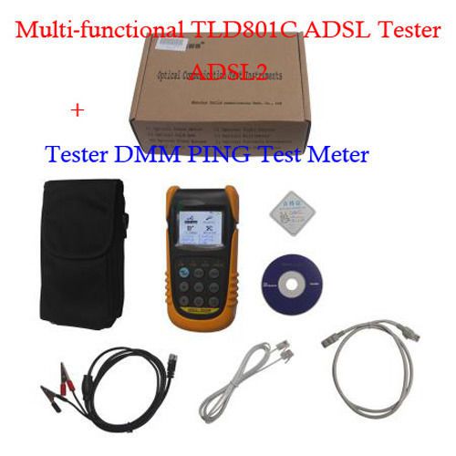 New Multi-functional TLD801C ADSL Tester ADSL2+ Tester DMM PING Test Meter