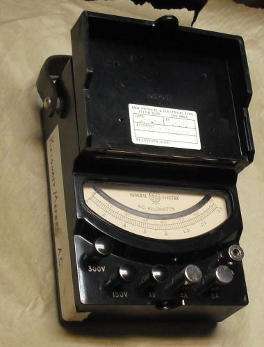vintage A C Kilowatt Meter