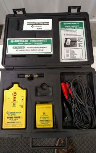 Greenlee 2007 power finder closed circuit tracer