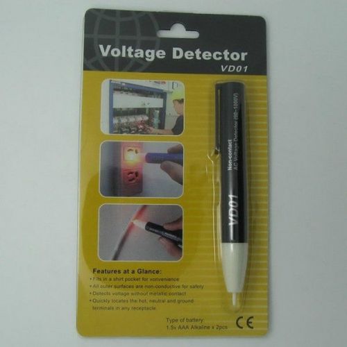 Non-contact AC Voltage Detector Meter Electrical Tester Pen Probe 90V-1000V AC