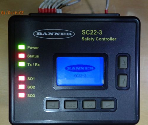 SC22-3 BANNER SC22-3 Safety Controller