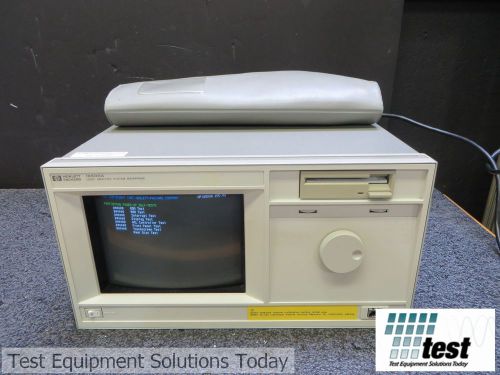 Agilent hp 16500a with 16510b logic analysis mainframe id# 25444 dr for sale