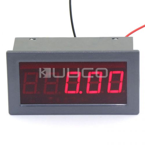 5 digits dc 0-200 mv digital milli volt panel meter red led voltage measurement for sale
