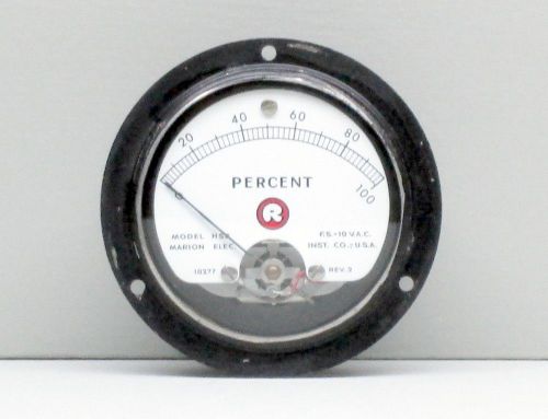 Panel Meter, 0 -10 Volts A.C. Full Scale,  Marion Electric Instrument Co.