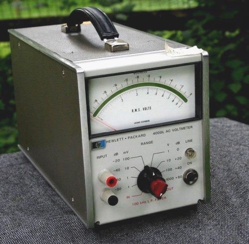 TESTED HP 400GL RMS VOLTMETER CALIBRATION OKAY NO RESERVE #6