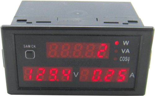 200-450v/0-100a multi-function digital display ac voltmeter ammeter power meter for sale