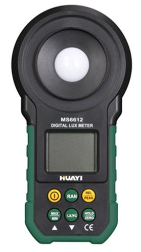 Digital illuminometer light lux meter tester range 200000lux 20000fc ms6612 for sale