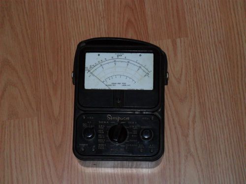 Simpson Ohm Meter Model 260