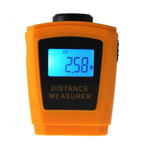 Portable ultrasonic distance measurer laser point with lcd backlight modish for sale