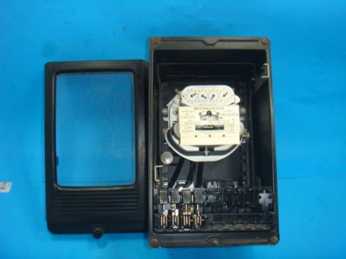 Westinghouse watthour meter type cb-f, 2400 psi 6000/5 amps, 720/120 volts, used for sale