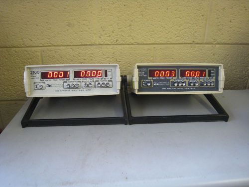 Valhalla Scientific 2100 &amp; 2101 Digital Power Analyzer Lot Used Free Shipping