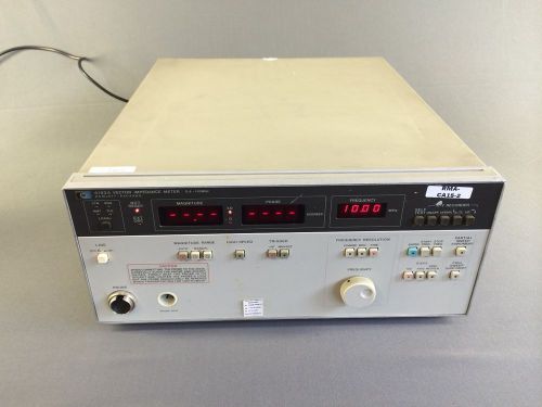 Hewlett packard 4193a vector impedance meter 0.4-110 mhz *for parts* for sale