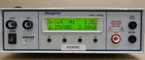 Slaughter 2955 AC Hipot Tester with Ground Continuity ,