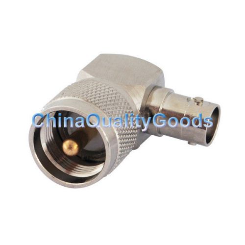 Bnc-uhf adapter bnc female to uhf male right angle  rf adapter for sale