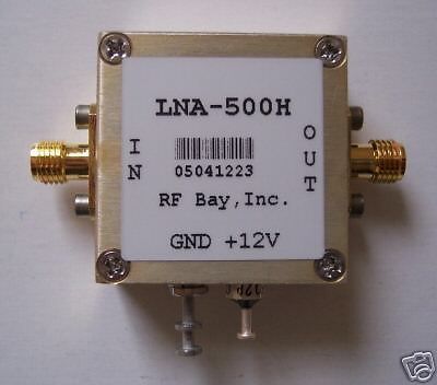 10-500MHz High IP3 Low Noise Amplifier,LNA-500H,New,SMA