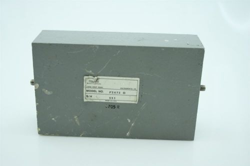Narda high power microwave rf bandpass filter 382-400mhz uhf  tested for sale