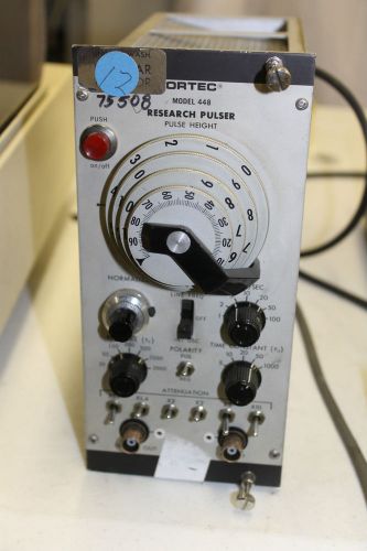 Eg&amp;g ortec 448 research pulser nim bin plug-in module for sale