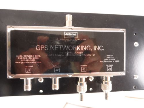 Gps networking antenna dc bypass rack unit 50db 940mhz gps dc pass duplexer lna for sale