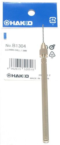 B1304 Hakko 1.3mm Nozzle Cleaning Drill  w/Holder FR-300/FM-2024 817/807 [PZ3]