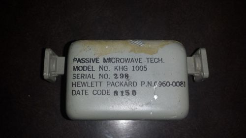 Passive Microwave Tech. Model KHG 1005, Drop in Waveguide RF Isolator