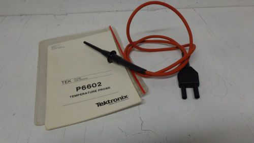 TEK / Tektronix P6602 heat temperature Probe Meter n Manual