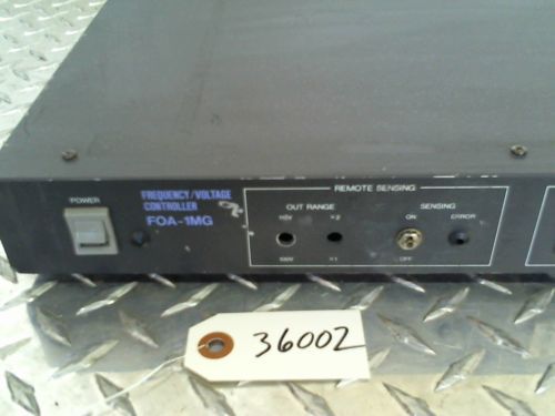 TAKASAGO FREQUENCY VOLTAGE CONTROLLER FOA-1MG