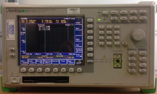 Anritsu MS9710C  Optical Spectrum Analyzer Calibrated   OSA