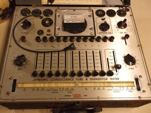 Vintage 1956 eico  model 666 (dynamic conductancetube and transistor tester) for sale