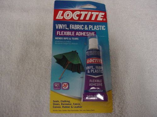 Loctite Vinyl, Fabric &amp; Plastic Flexible Adhesive 1oz Transparent